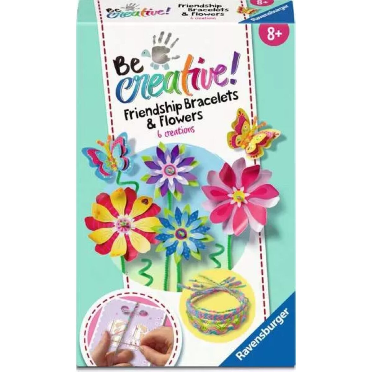 Ravensburger BeCreative Mini-Freundschaftsbändchen & Blumen Bastelset