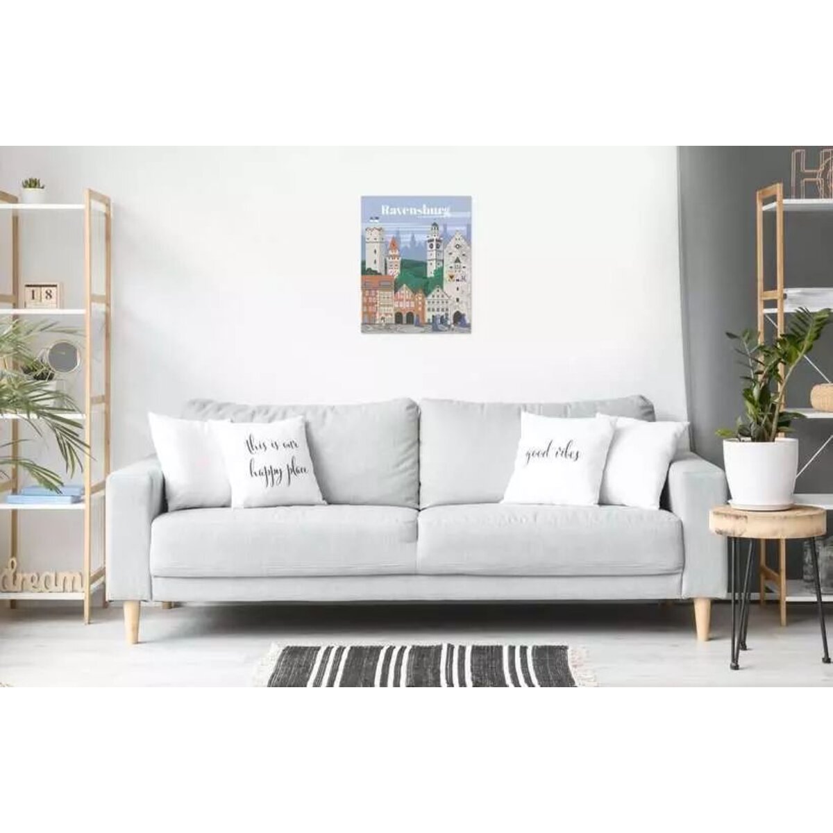 Ravensburger Malen nach Zahlen - CreArt Farbenfrohes Ravensburg