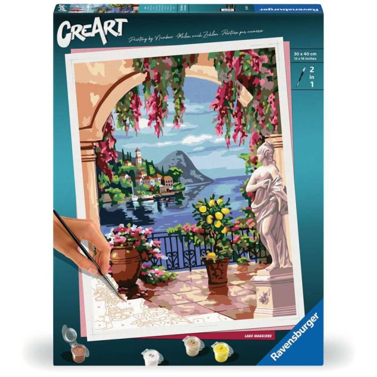Ravensburger CreArt Malen nach Zahlen Lago Maggiore
