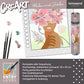 Ravensburger CreArt Malen nach Zahlen - Leinwand Flowers on my Mind / Gedankenblumen