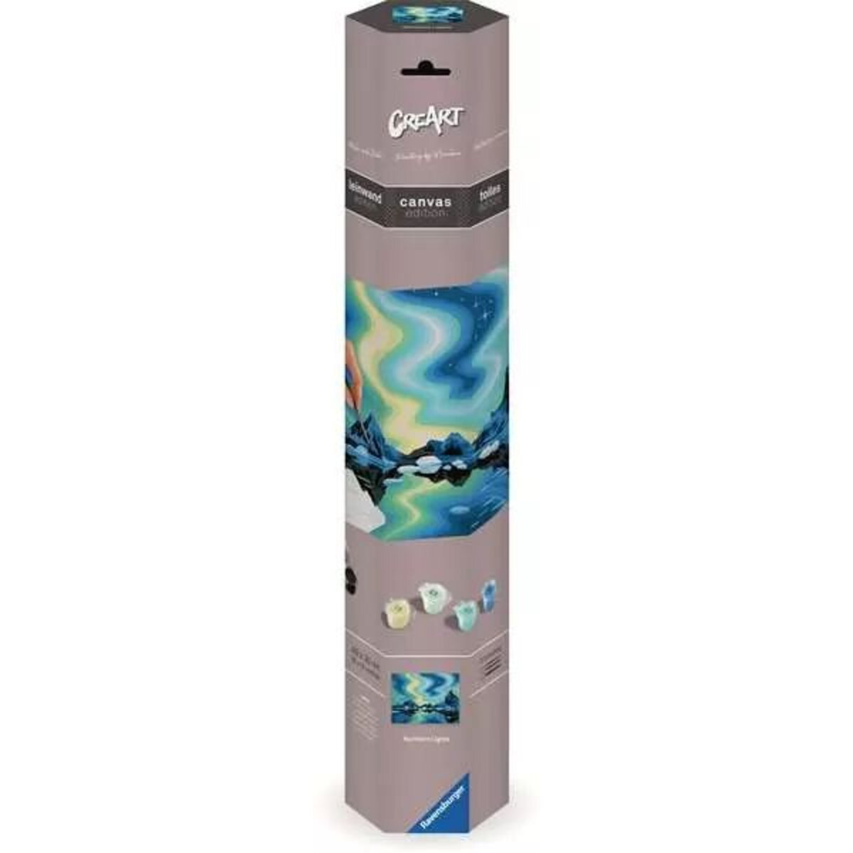 Ravensburger CreArt Malen nach Zahlen - Leinwand Nordlichter