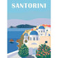 Ravensburger CreArt Malen nach Zahlen - Leinwand Farbenfrohes Santorini