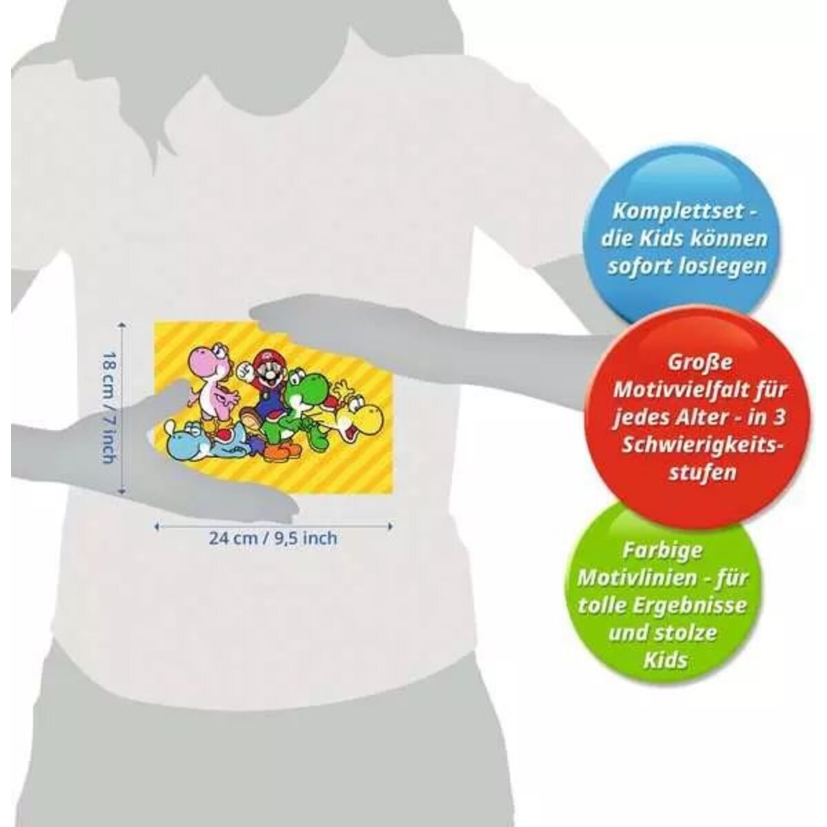 Ravensburger CreArt Malen nach Zahlen - Super Mario