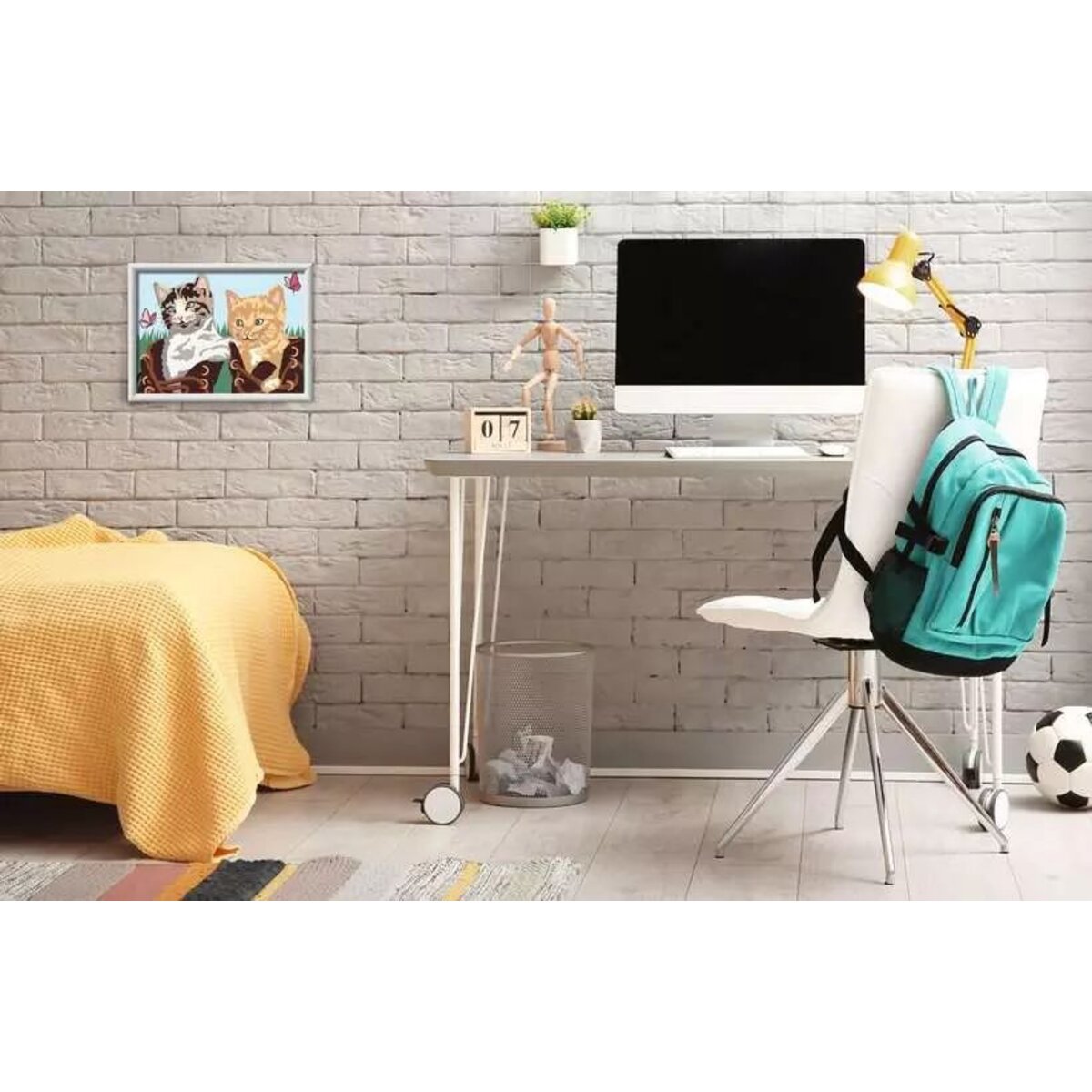 Ravensburger CreArt Malen nach Zahlen - Kätzchen in Stiefeln