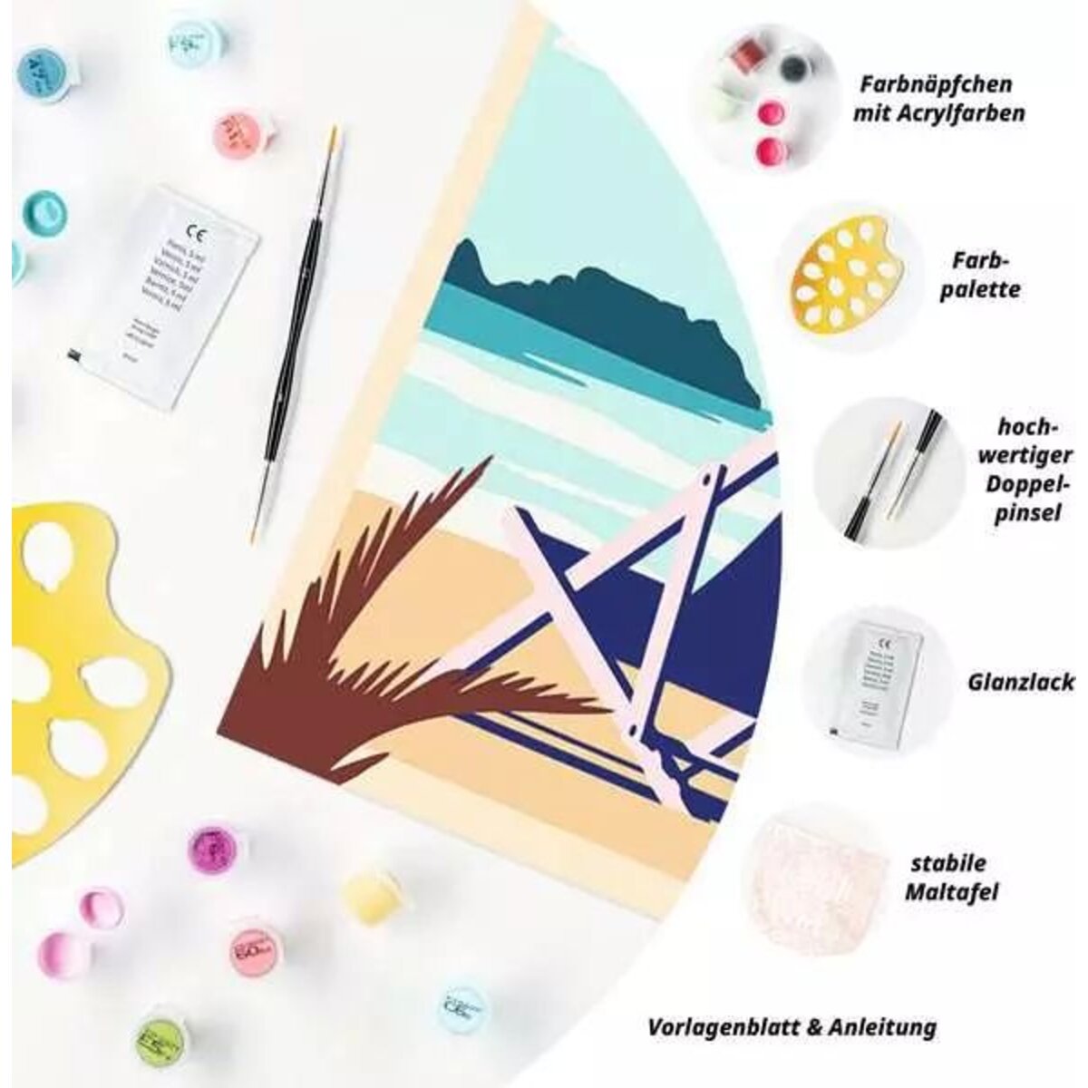 Ravensburger CreArt Malen nach Zahlen - Relax at the Beach