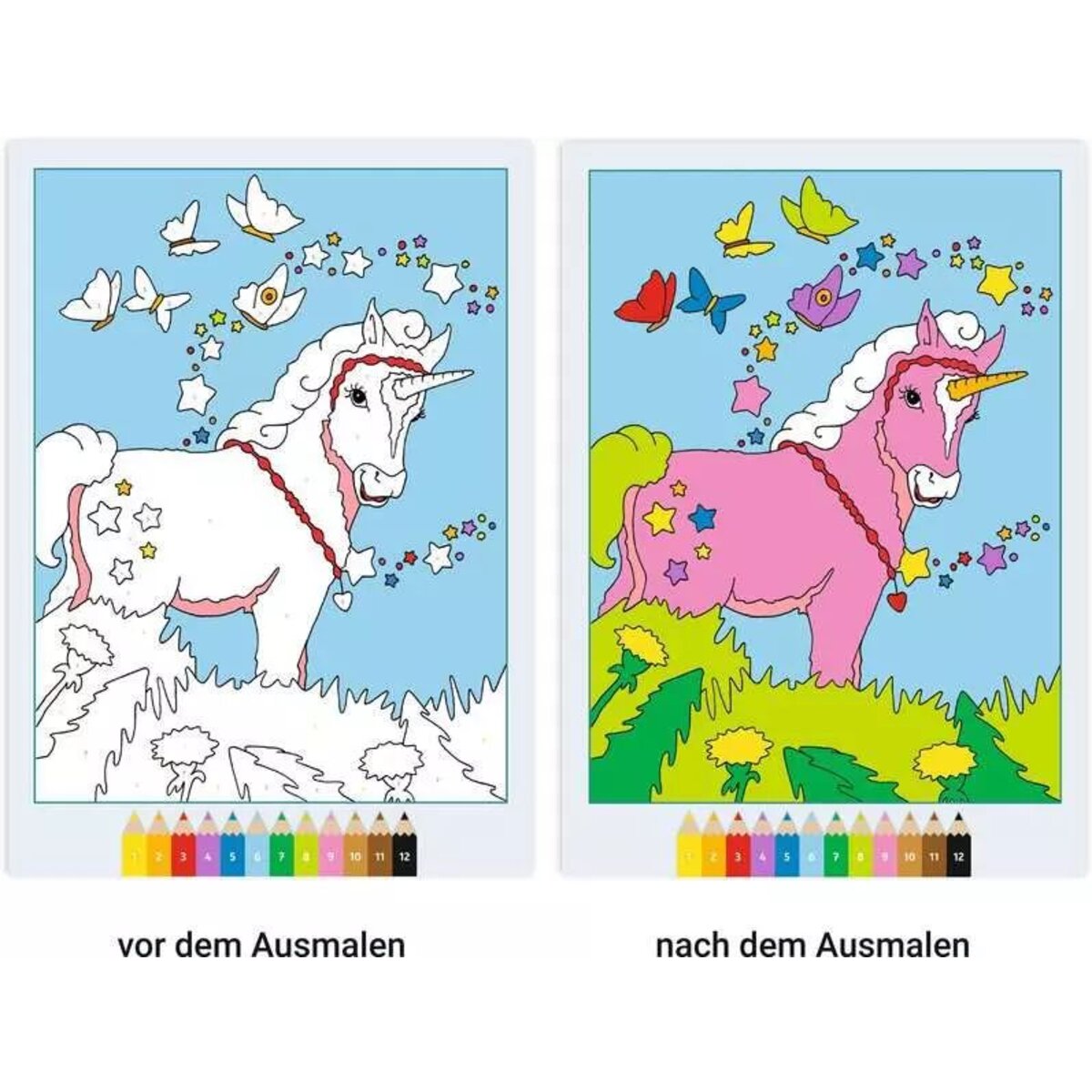 Ravensburger CreArt Malen nach Zahlen ab 5: Zauberponys