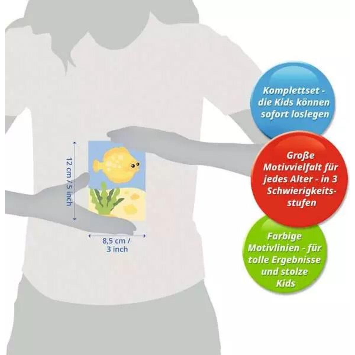 Ravensburger CreArt Malen nach Zahlen - Fröhlicher Fisch