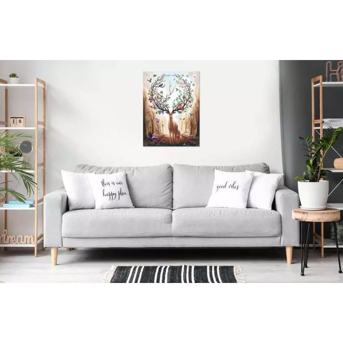 Ravensburger CreArt Malen nach Zahlen - Leinwand Magischer Hirsch