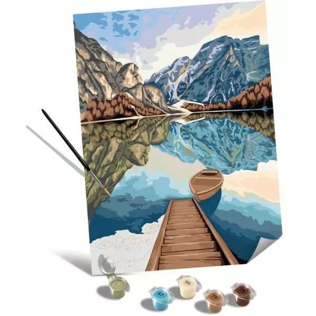 Ravensburger CreArt Malen nach Zahlen - Leinwand Seeblick