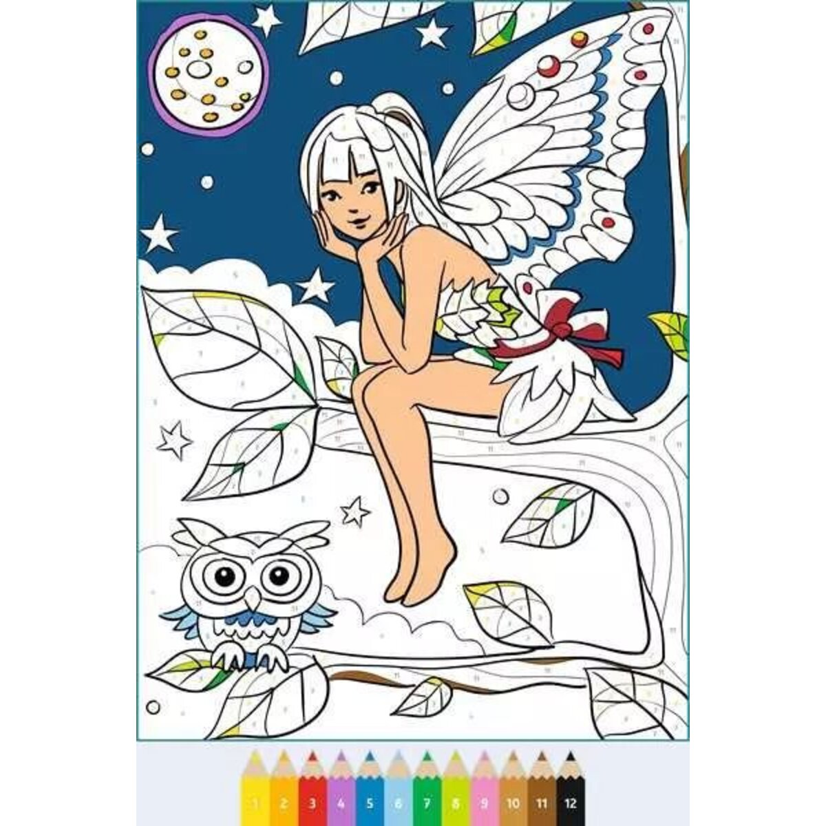 Ravensburger CreArt Malen nach Zahlen ab 7: Feen, Elfen, Meerjungfrauen