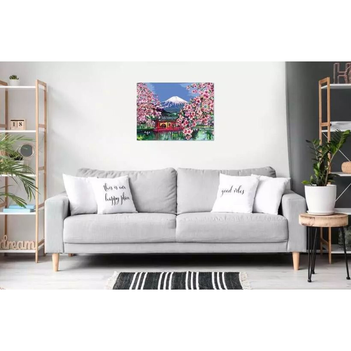 Ravensburger CreArt Malen nach Zahlen - Leinwand Japanische Kirschblüten