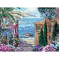 Ravensburger CreArt Malen nach Zahlen - Leinwand Mediterrane Landschaft