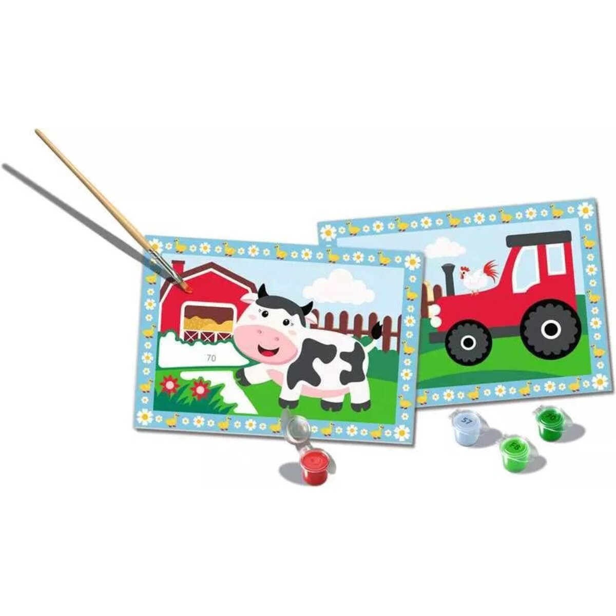 Ravensburger CreArt Malen nach Zahlen - Auf dem Bauernhof