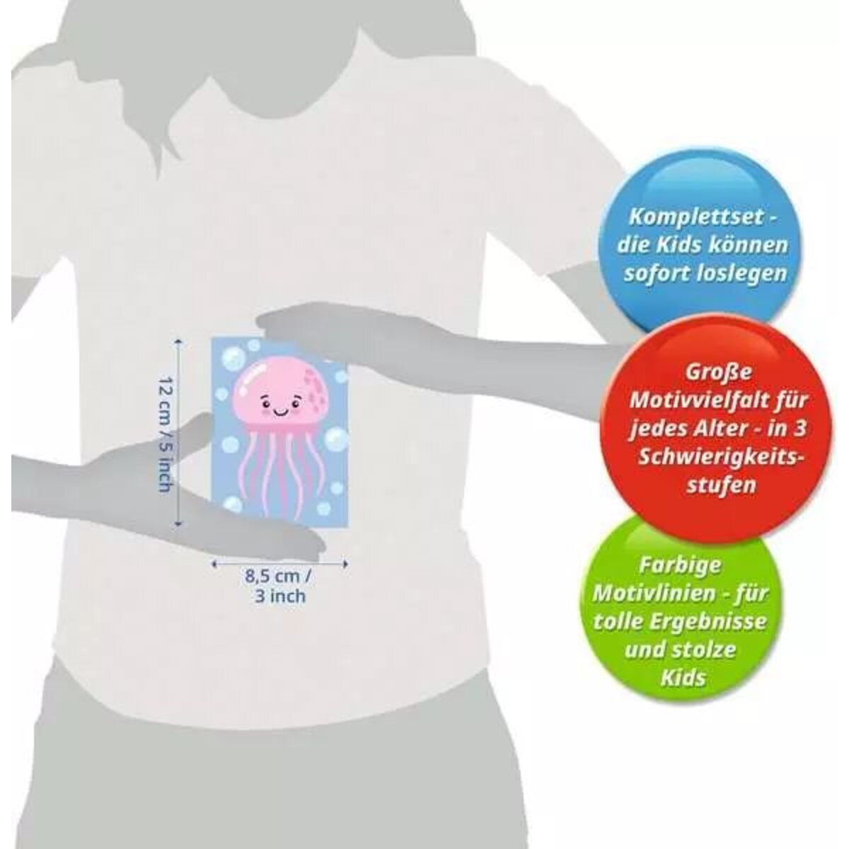 Ravensburger CreArt Malen nach Zahlen - Fröhliche Qualle