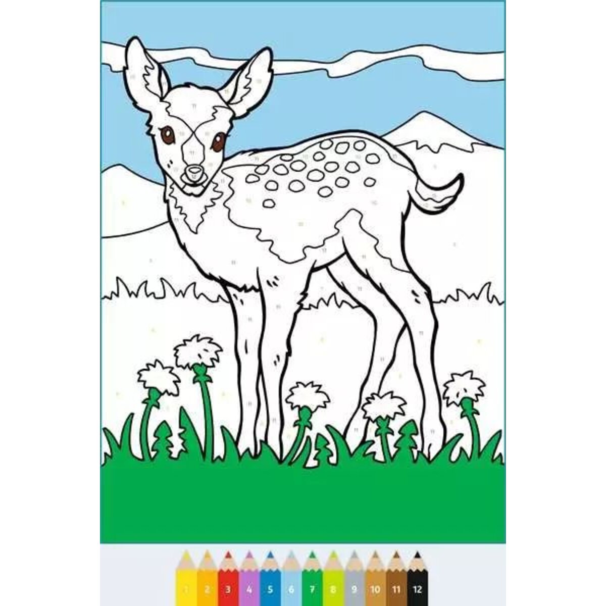 Ravensburger CreArt Malen nach Zahlen ab 5: Tierkinder