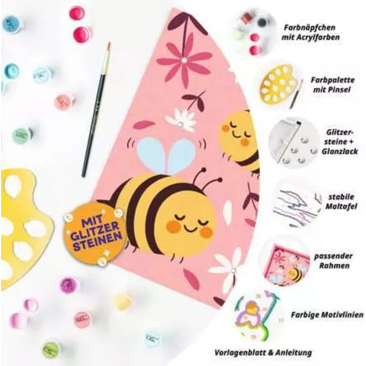 Ravensburger CreArt Niedliche Hummeln