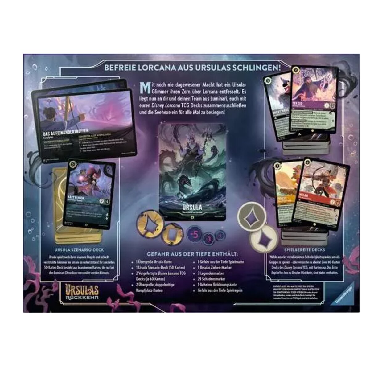 Ravensburger Disney Lorcana: Die Luminari Chroniken - Gefahr aus der Tiefe (Deutsch)