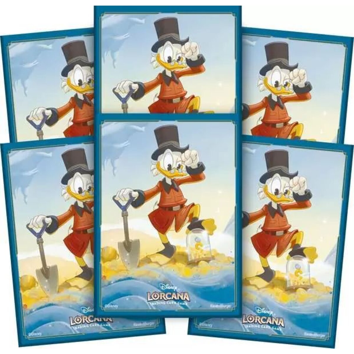 Ravensburger Disney Lorcana: Die Tintenlande - Kartenhüllen Dagobert Duck