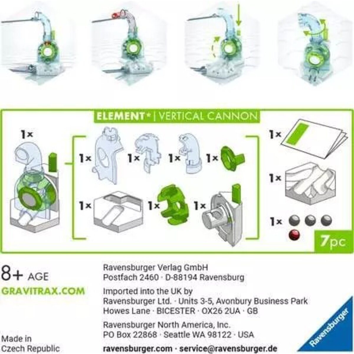 Ravensburger GraviTrax Element Vertical Cannon