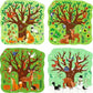 Ravensburger 4 Kinderpuzzle 12 + 16 + 20 + 24 Teile Vier Jahreszeiten 19 x 19 cm