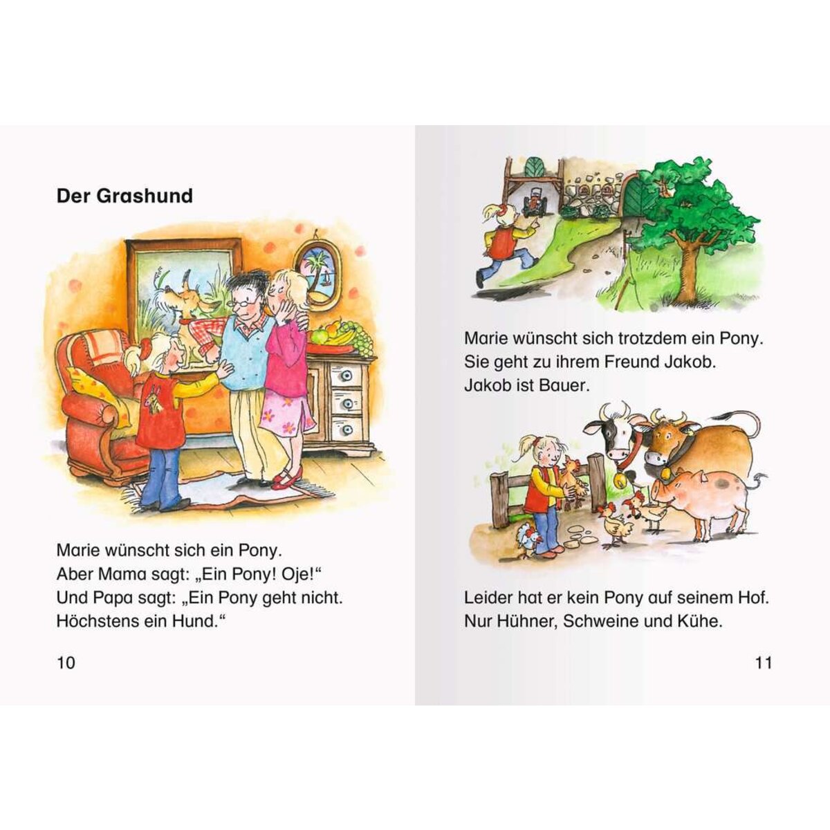 Ravensburger Leserabe -  Sonderausgaben: Erstlesegeschichten - Ponys und Pferde