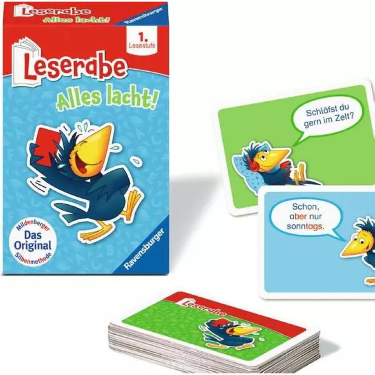 Ravensburger Leserabe: Alles lacht! Kartenspiel für Schulanfänger