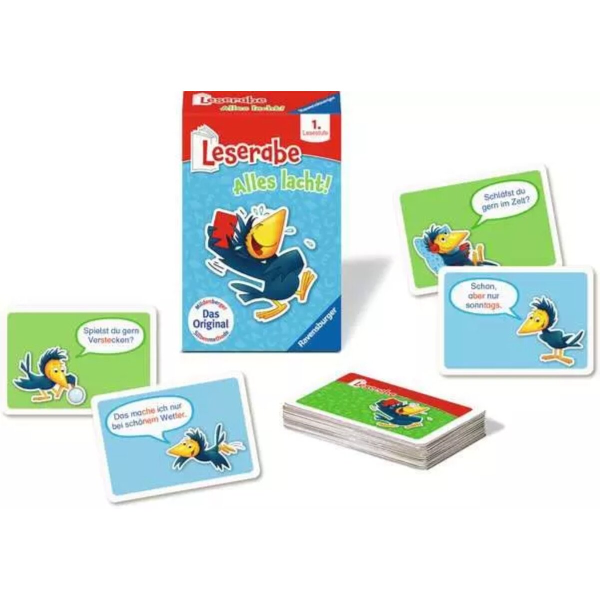 Ravensburger Leserabe: Alles lacht! Kartenspiel für Schulanfänger