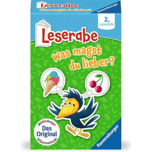 Ravensburger Leserabe Was magst du lieber? Kartenspiel für Schulanfänger