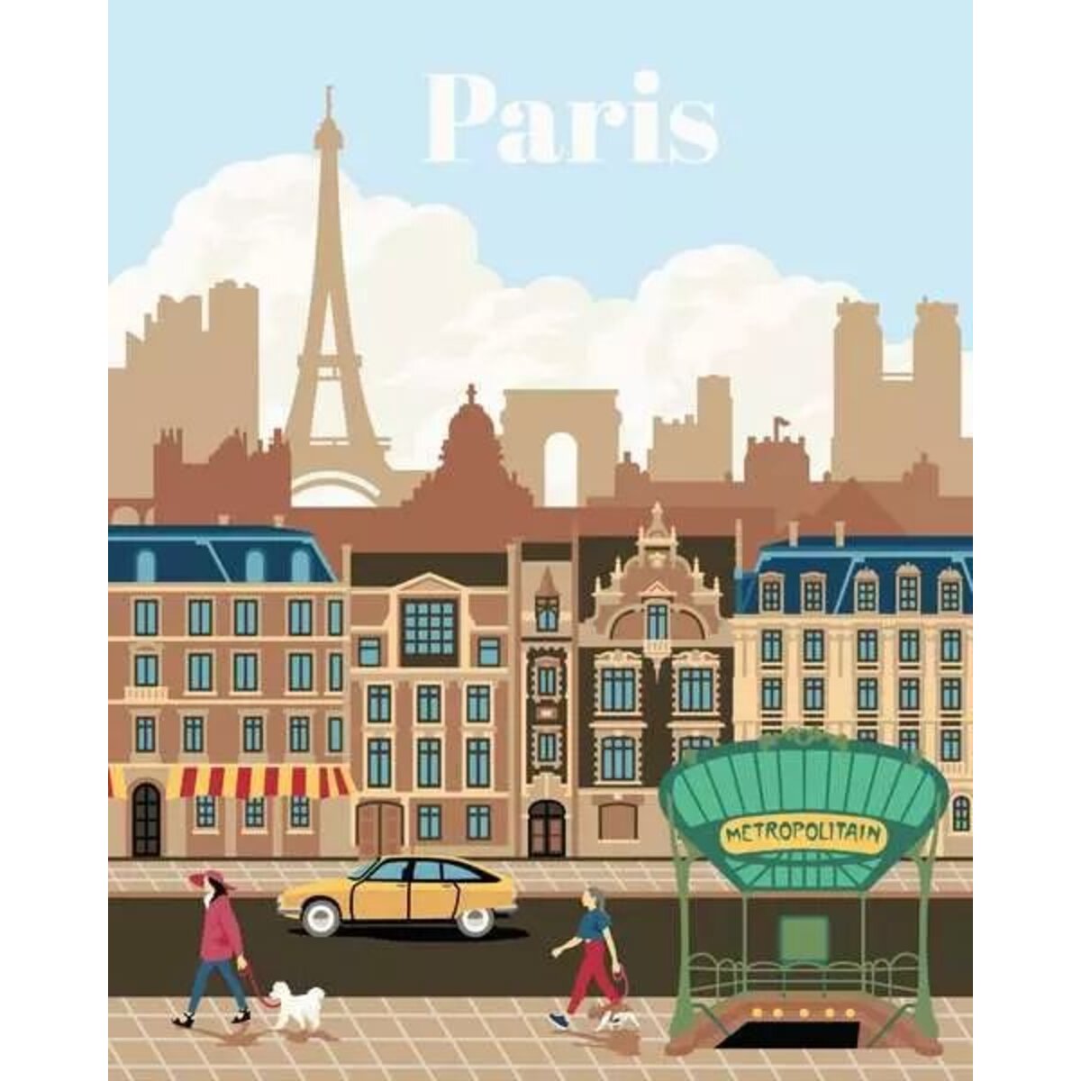 Ravensburger Malen nach Zahlen - Colorful Paris