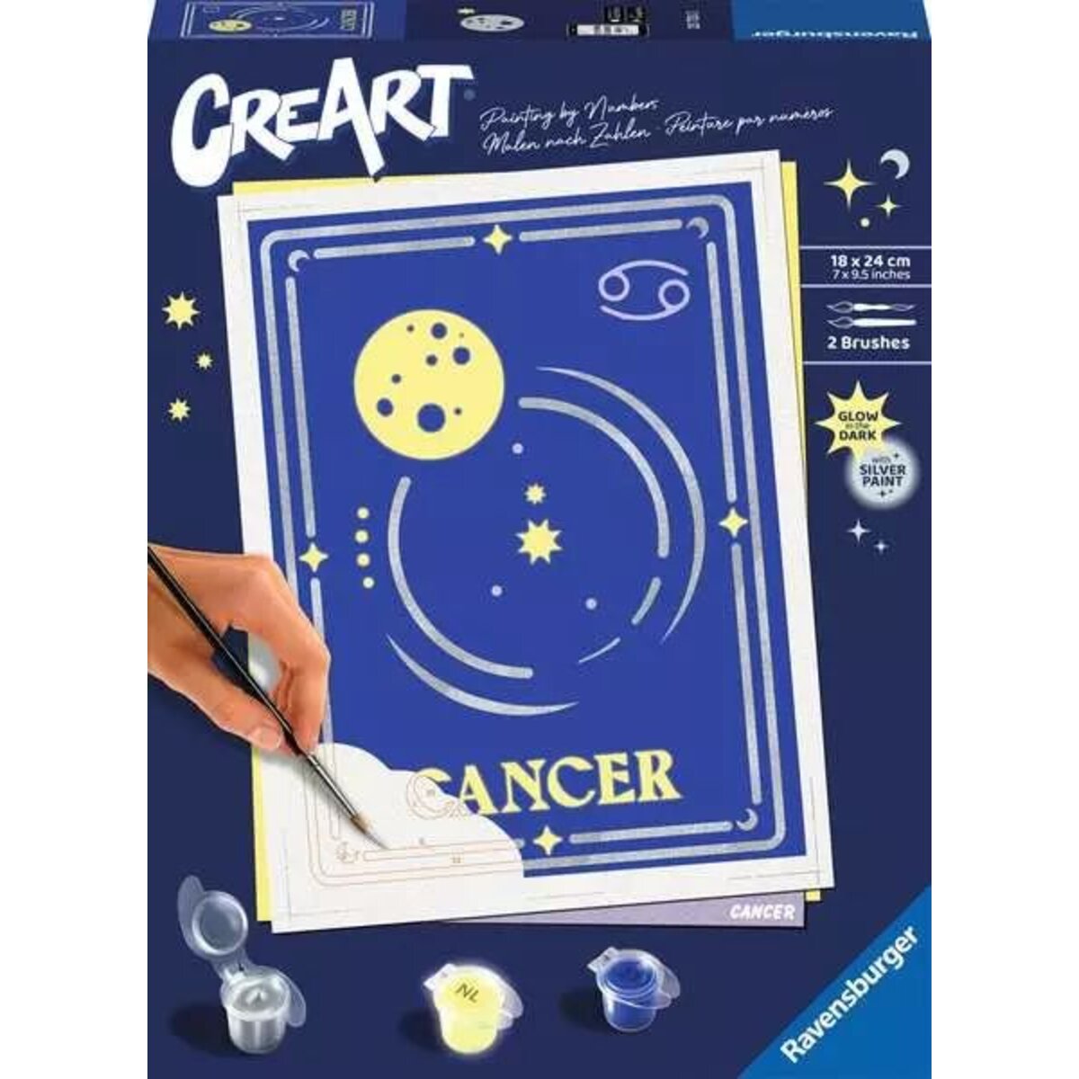 Ravensburger Malen nach Zahlen - Sternzeichen (Zodiac Sign) Krebs