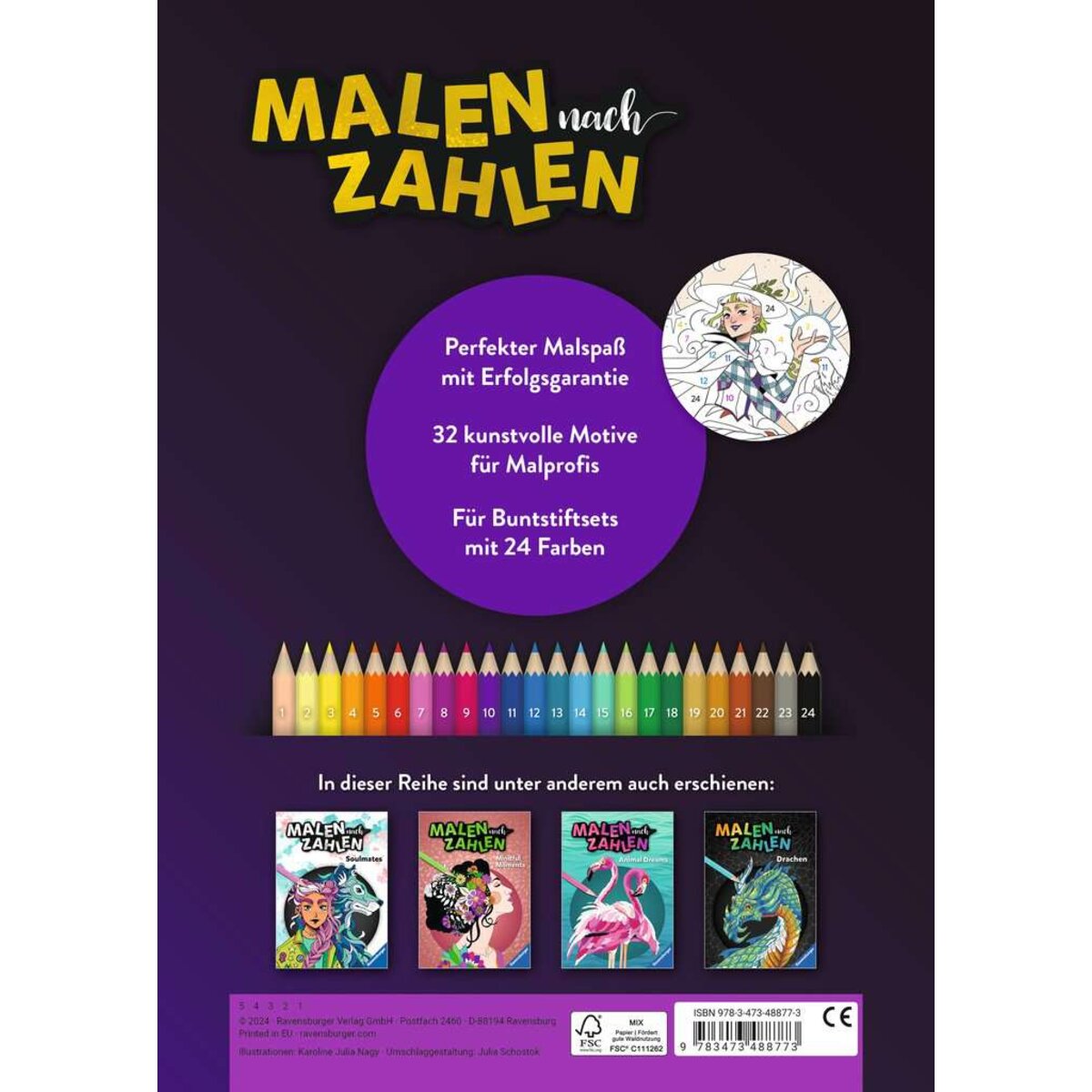 Ravensburger Malen nach Zahlen: Hexen-Power
