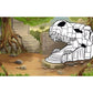Ravensburger Mein Ausmal-Stickerbuch: Ninjas