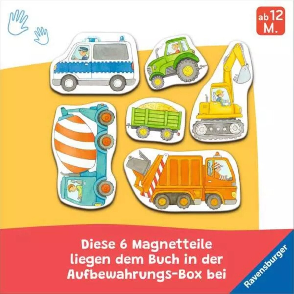 Ravensburger Mein erstes Magnetbuch Was fährt wo? Fahrzeuge