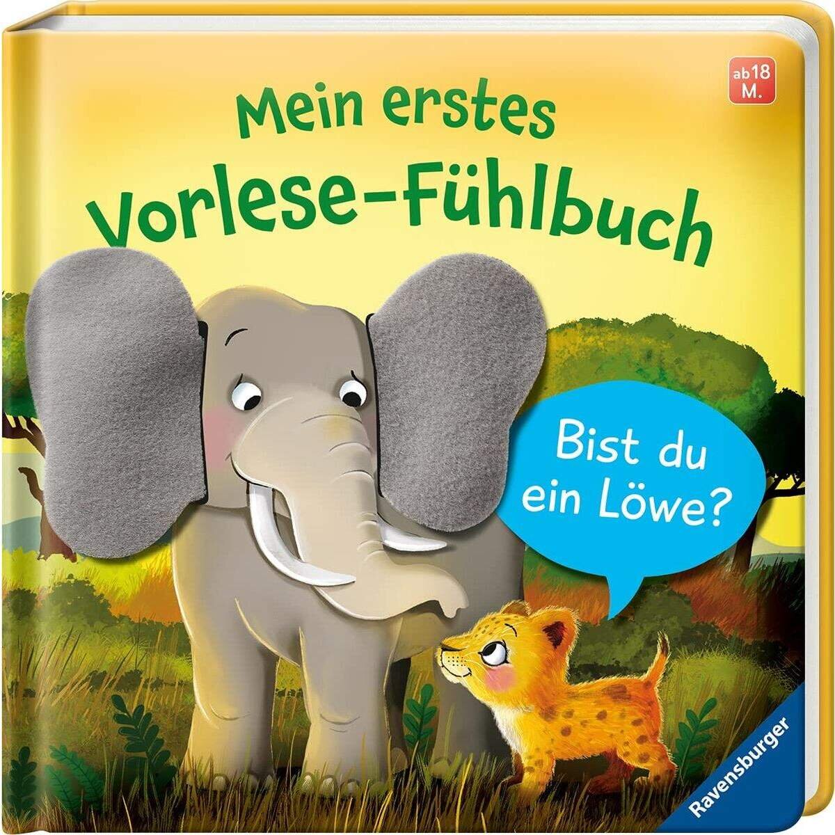 Ravensburger Mein erstes Vorlese-Fühlbuch: Bist du ein Löwe?