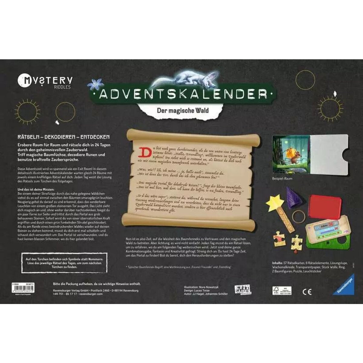 Ravensburger Mystery Adventskalender - Der magische Wald