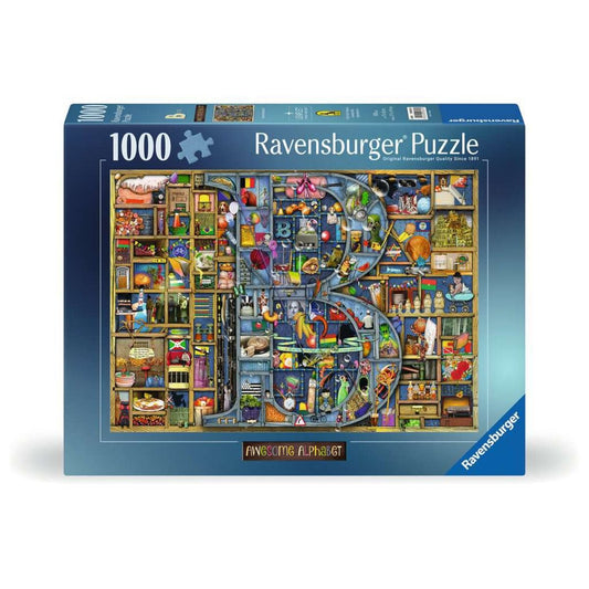 Ravensburger Puzzle - Awesome Alphabet "B", 1000 Teile