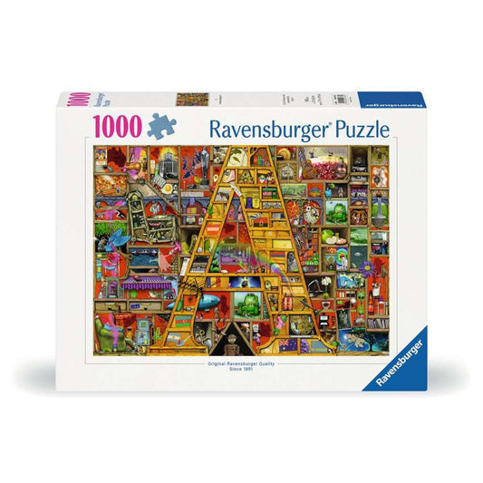 Ravensburger Puzzle - Awesome Alphabet "A", 1000 Teile