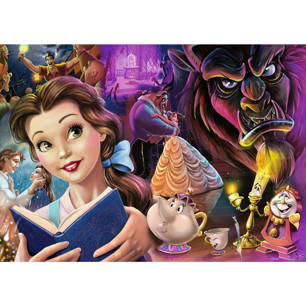 Ravensburger Puzzle - Belle, die Disney Prinzessin, 1000 Teile