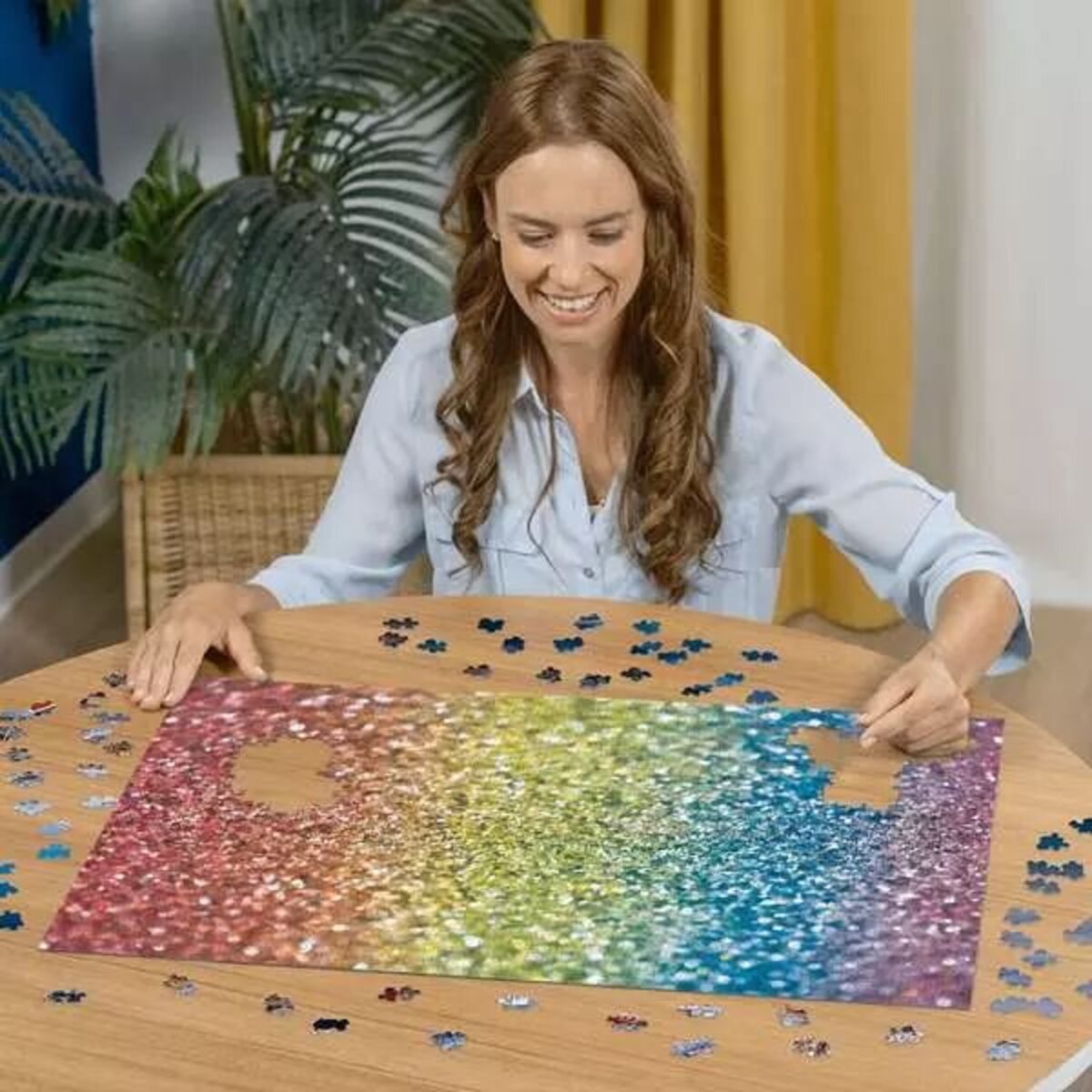 Ravensburger Puzzle - Challenge Glitter, 1000 Teile