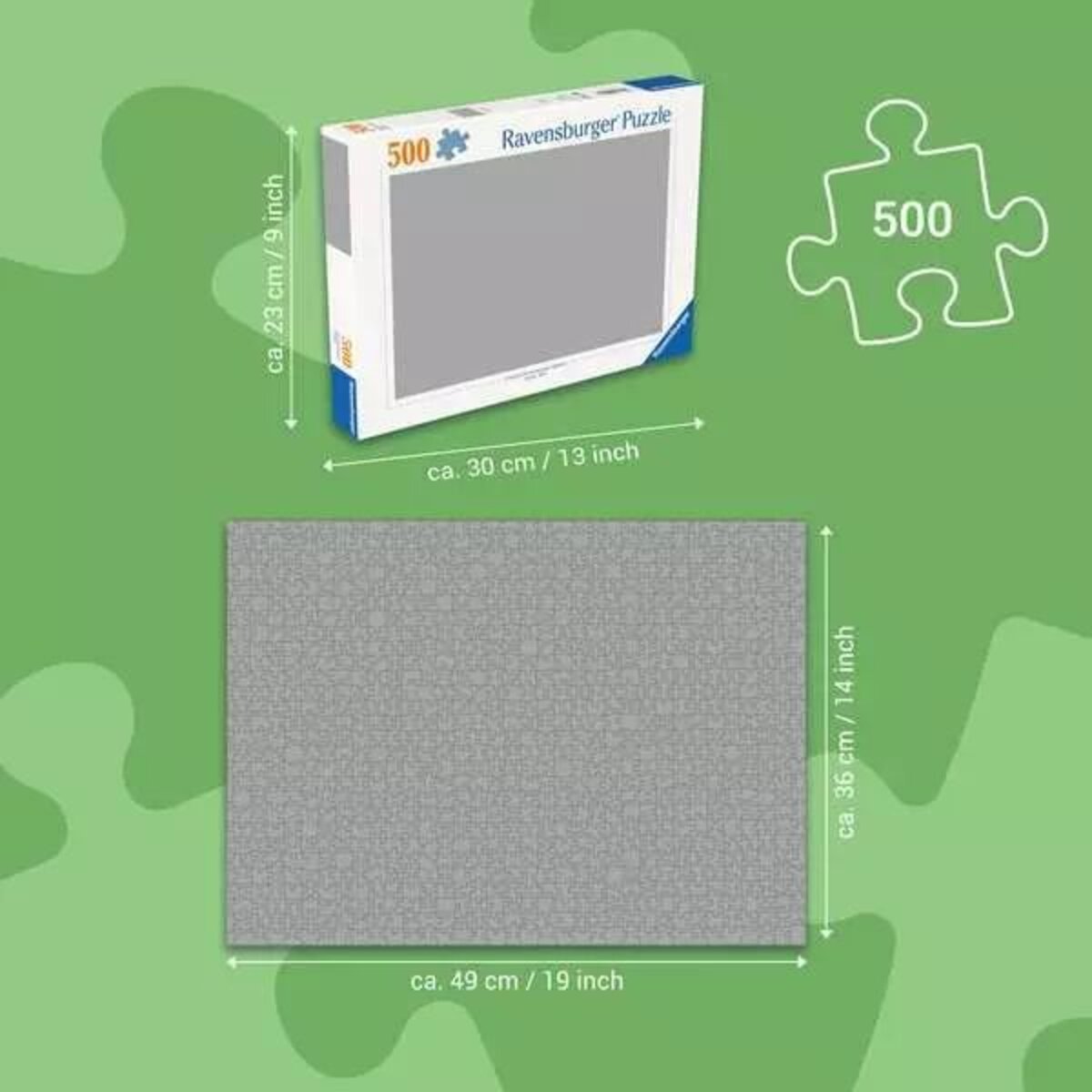 Ravensburger Puzzle - Comer See, Italien, 500 Teile