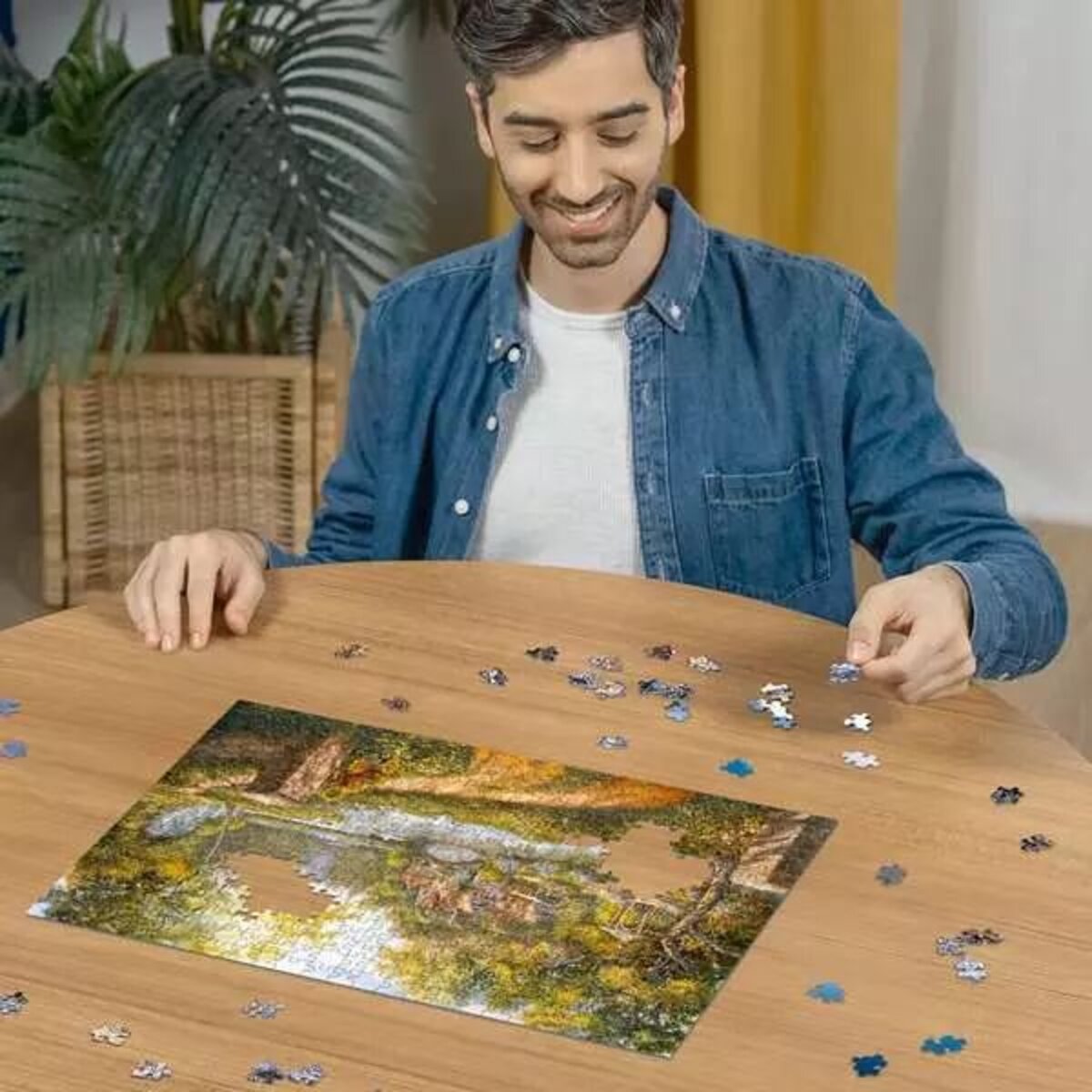 Ravensburger Puzzle - Cottage am Fluß, 500 Teile