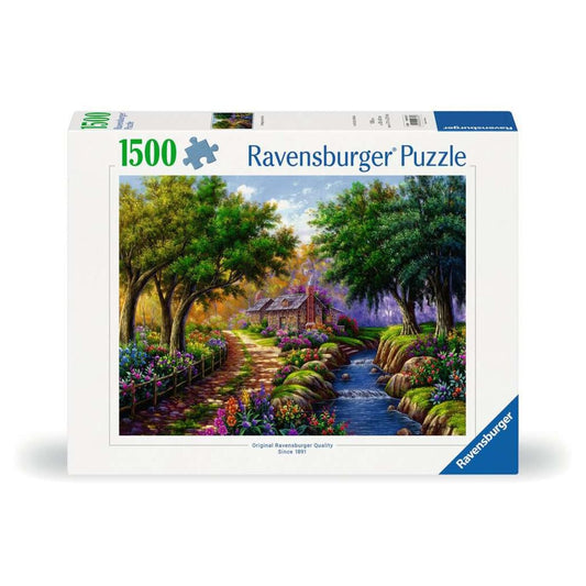 Ravensburger Puzzle - Cottage am Fluß, 1500 Teile