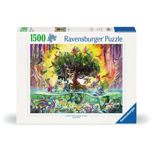 Ravensburger Puzzle - Das Einhorn aus dem See und seine Freunde, 1500 Teile