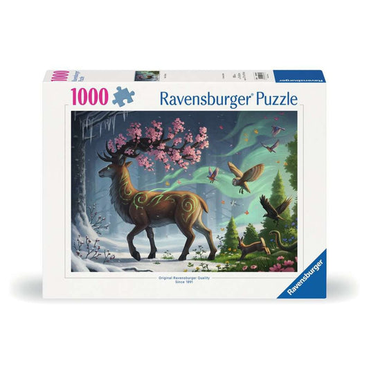 Ravensburger Puzzle - Der Hirsch als Frühlingsbote, 1000 Teile