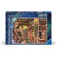Ravensburger Puzzle - Die verrückte Bibliothek, 500 Teile