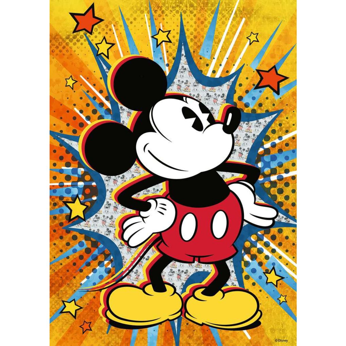 Ravensburger Puzzle - Disney: Retro Mickey, 1000 Teile
