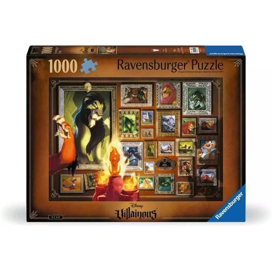 Ravensburger Puzzle - Disney Villainous: Scar, 1000 Teile