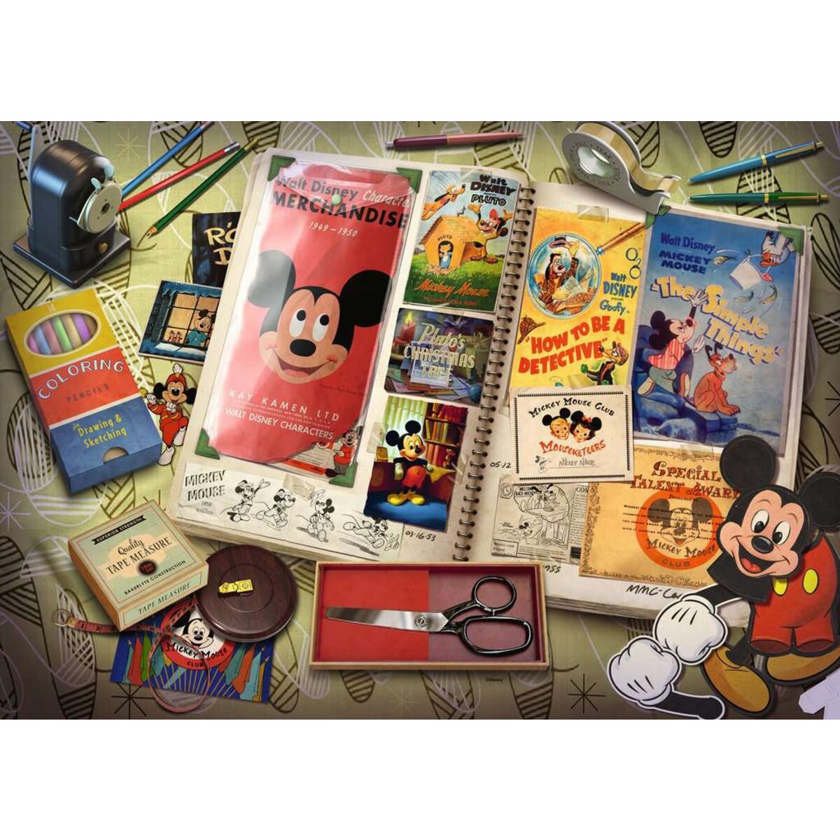 Ravensburger Puzzle - Disney: 1950 Mickey Moments, 1000 Teile