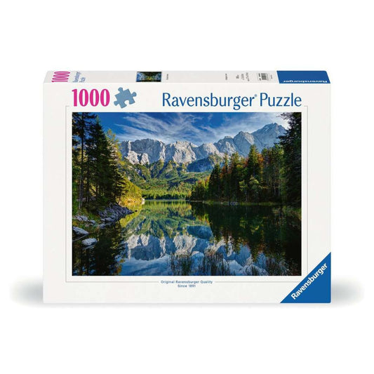 Ravensburger Puzzle - Eibsee mit Wettersteingebirge und Zugspitze, 1000 Teile