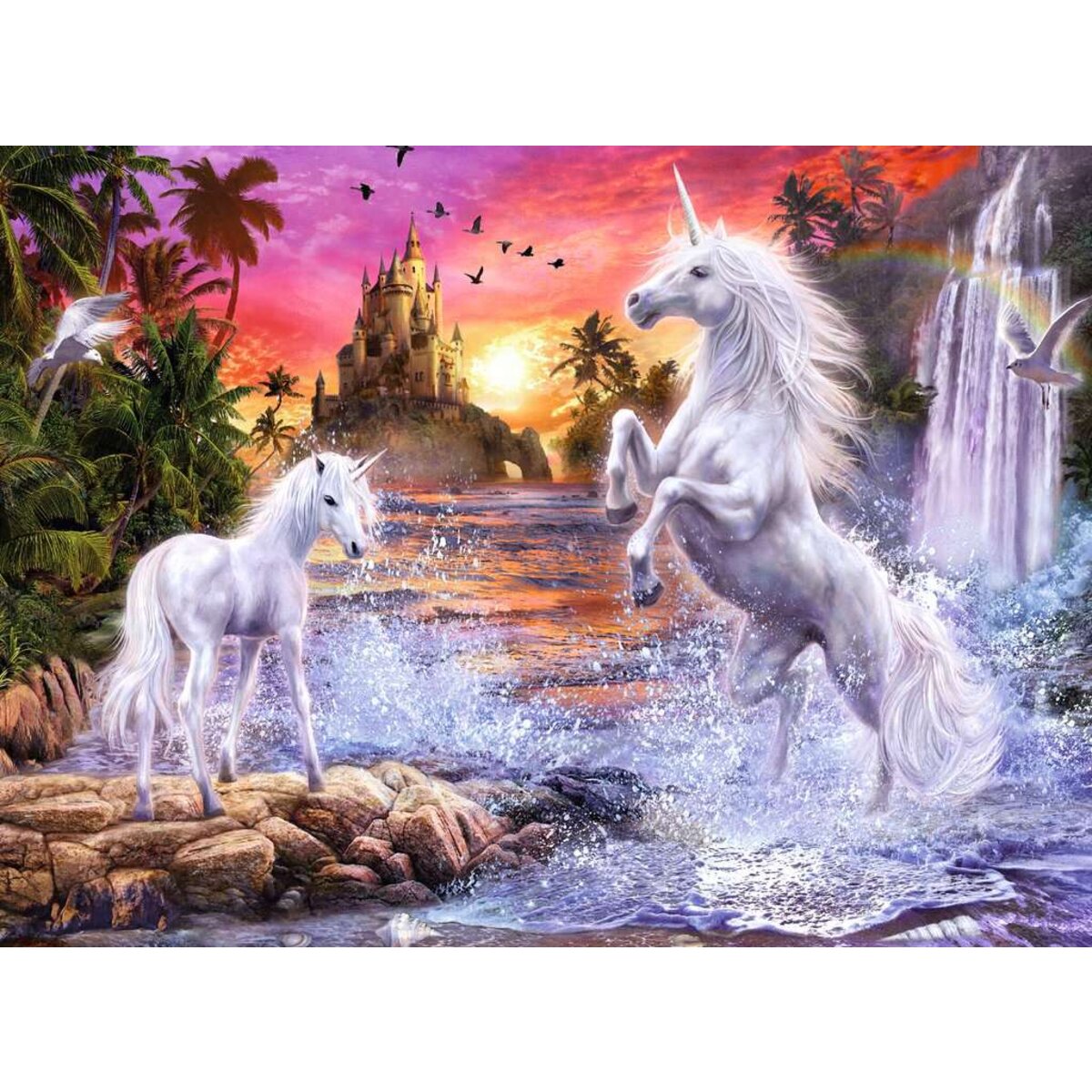 Ravensburger Puzzle - Einhörner am Fluss, 500 Teile